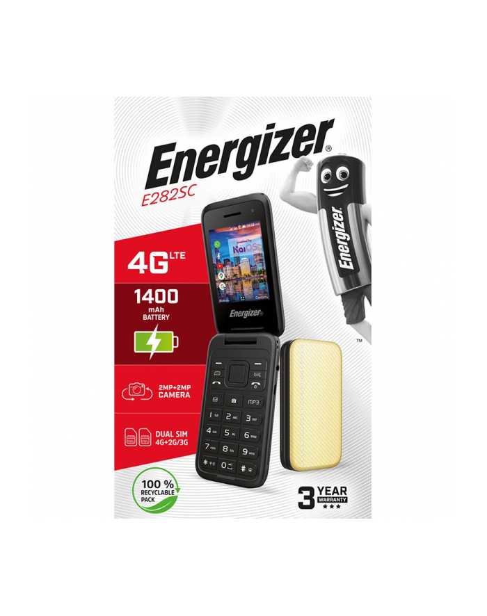 energizer Telefon E282SC Dual Sim 512GB RAM 4GB Gold główny
