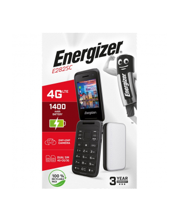energizer Telefon E282SC Dual Sim 512GB RAM 4GB Srebrny