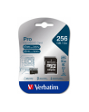 Karta pamięci Micro SDXC Verbatim Pro U3 256GB (100/90 MB/s) Class 10 U3 V30 + adapter - nr 3