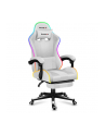 Fotel gamingowy Huzaro FORCE 4.7 RGB White Mesh - nr 1