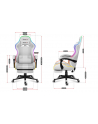 Fotel gamingowy Huzaro FORCE 4.7 RGB White Mesh - nr 4