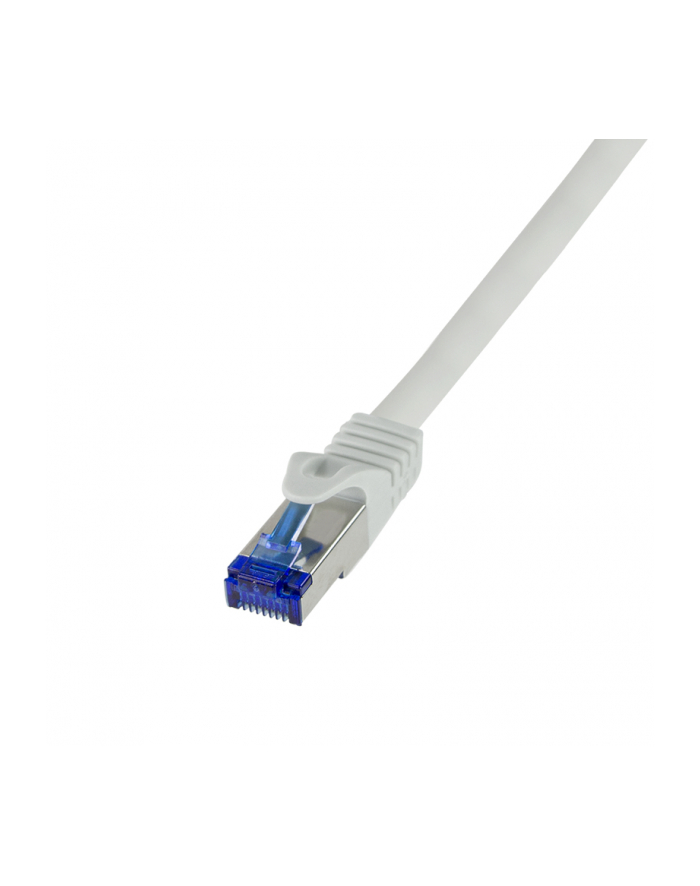 Patchcord LogiLink C6A122S Cat.6A S/FTP Ultraflex 30m szary główny