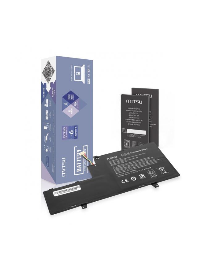 Bateria Mitsu do notebooka HP EliteBook x360 1030 G2 (11.55V) (4700 mAh) główny