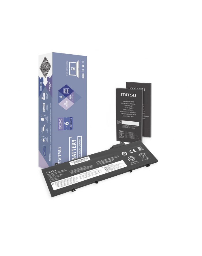 Bateria Mitsu do notebooka Lenovo ThinkPad T480s (11.55V) (4800 mAh) główny