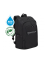 Plecak do notebooka 17,3'' RIVACASE ECO Alpendorf 7569, czarny, z ekologicznego, wodoodpornego materiału z recyklingu (rPET) - nr 82