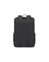 Plecak do notebooka 17,3'' RIVACASE ECO Alpendorf 7569, czarny, z ekologicznego, wodoodpornego materiału z recyklingu (rPET) - nr 109