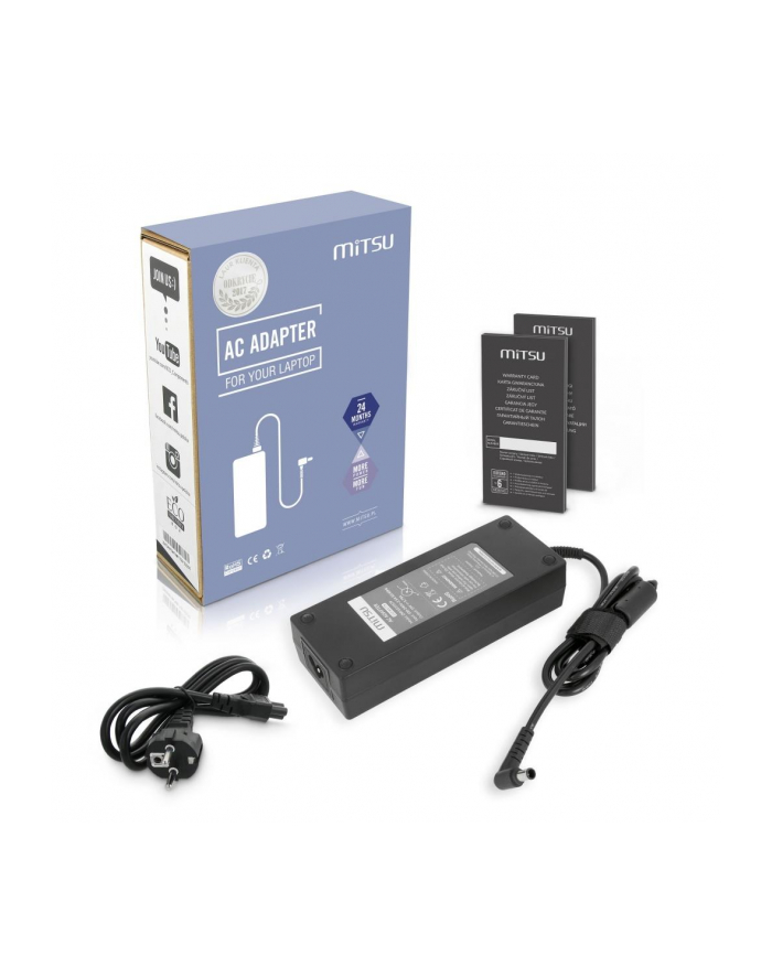 Zasilacz sieciowy Mitsu 19v 5.79a (6.5.0x4.4 pin) do LG główny