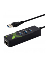 Karta sieciowa / Adapter Techly USB 3.0 na Gigabit RJ45 Hub 3x USB - nr 13