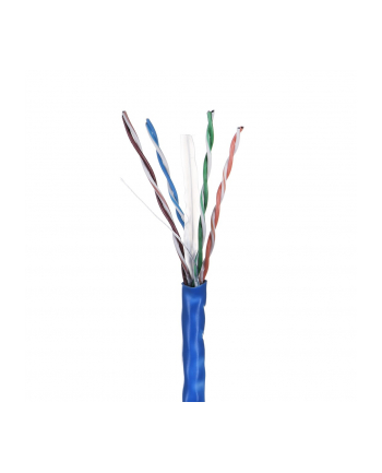 Kabel UTP Lanberg 1Gb/s 305m drut CCA niebieski