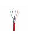 Kabel UTP Lanberg 1Gb/s 305m drut CCA czerwony - nr 5
