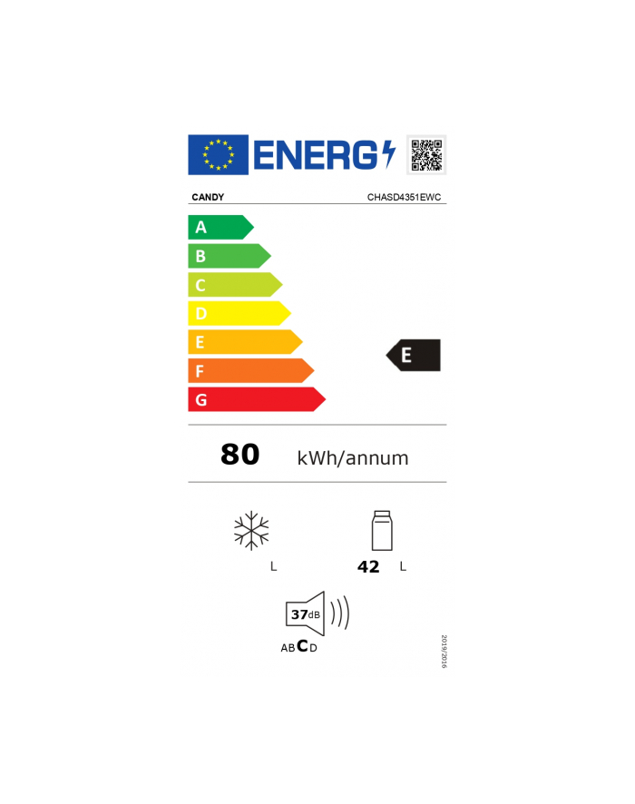 Candy CHASD4351EWC główny
