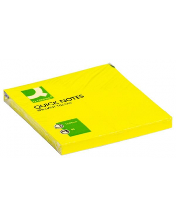 pbs connect Karteczki samoprzylepne Q-CONNECT Brilliant, 76x76mm, 1x80 kart., żółtyy