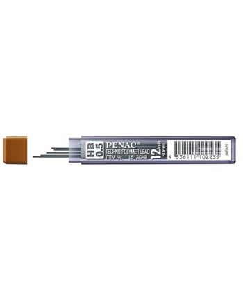 pbs connect Grafity do ołówków PENAC 0,5mm, HB, zawieszka, 12 szt.