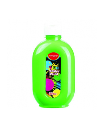 pbs connect Farba plakatowa KEYROAD, fluorescencyjna, 300ml, butelka, neonowa zielona