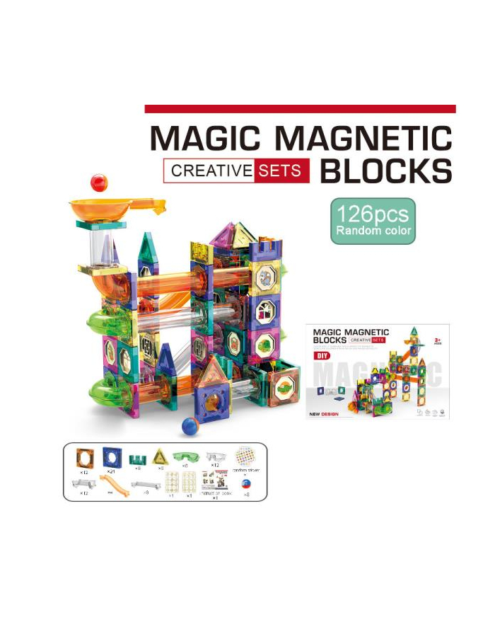 hh poland Klocki magnetyczne 126szt 374776 główny