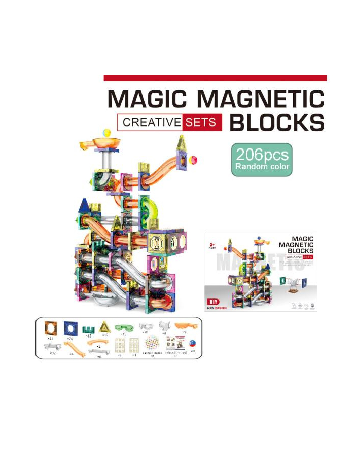 hh poland Klocki magnetyczne 206szt 374790 główny