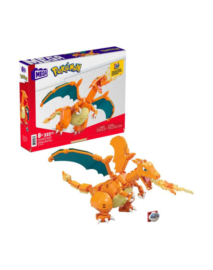 MEGA Charizard Pokemon do zbudowania GWY77 p6 MATTEL główny