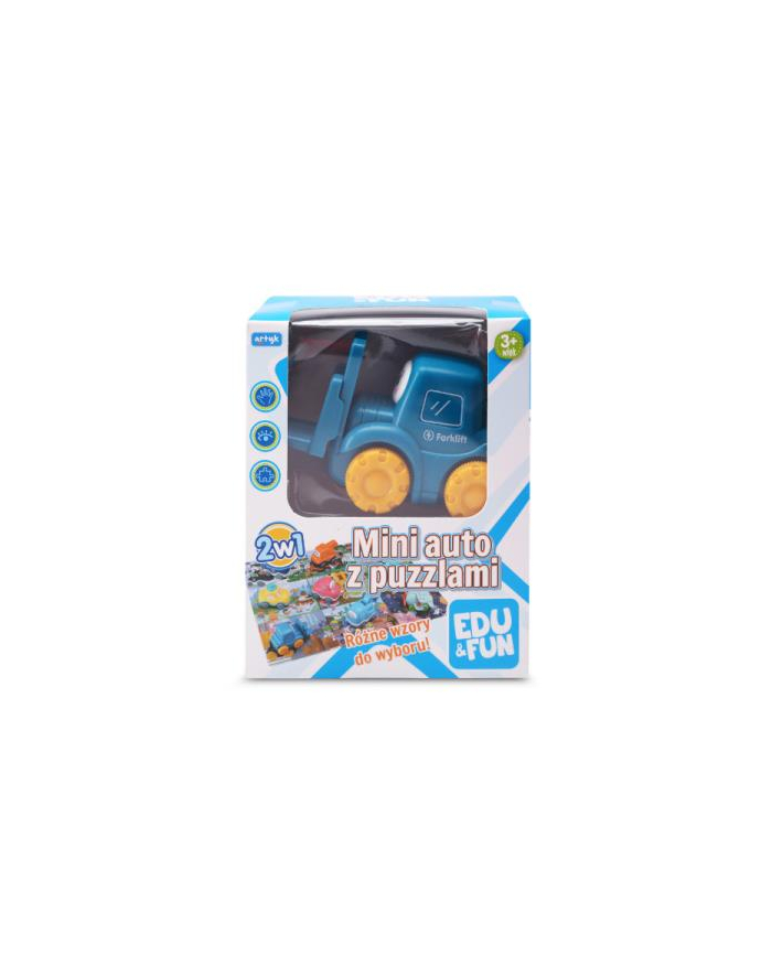artyk Mini auto z puzzlami Edu'amp;Fun Podnośnik 125904 główny