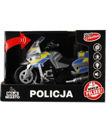 euro-trade Motocykl Policja Moje Miasto 520415 Mega Creative