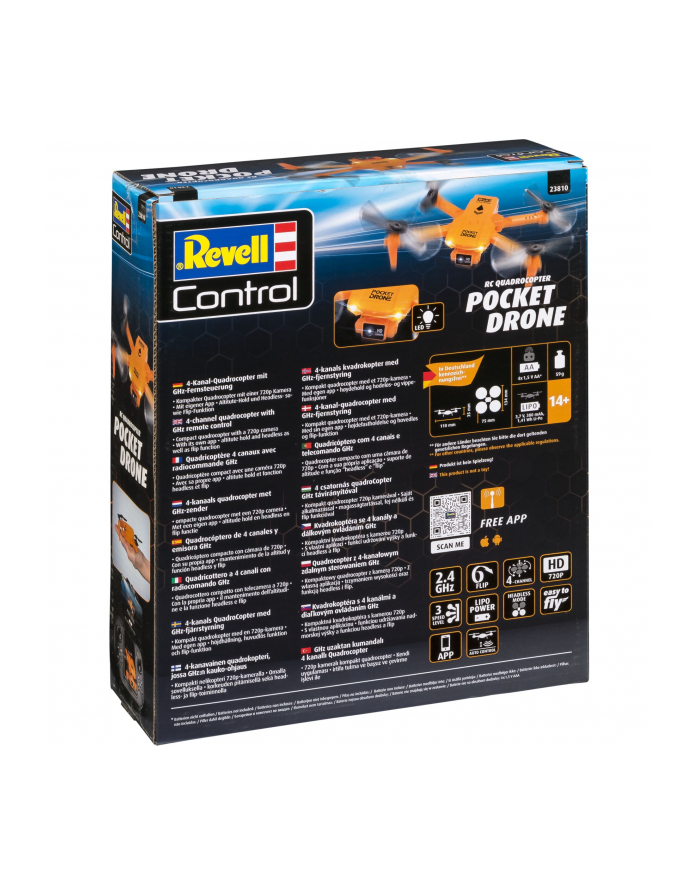 REVELL 23810 Dron na radio Quadrocopter '';Pocket Drone''; główny