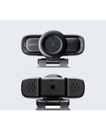 aukey Kamera internetowa USB PC-LM3| Full HD 1920x1080 | Autofocus | 1080p | 30fps | Mikrofony stereo