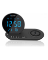 blaupunkt Radiobudzik FM PLL/Alarm/USB/CR85BK CHARGE/Ładowanie bezprzewodowe/Temperatura wewnętrzna/zewnętrzna/czarny - nr 2