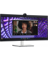 dell Monitor P3424WEB 34 cale IPS Zakrzywiony WQHD (3440x1440)/21:9/HDMI/DP/USB-C/RJ-45/Kamera/Głośniki/Mikrofon/3Y - nr 12