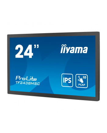 iiyama Monitor wielkoformatowy  23.8 cala TF2438MSC-B1 IPS,FHD,DP,HDMI,2x2W,2xUSB,600(cd/m2),  10pkt.7H,IP1X(Front),Pion/Poziom nr 2