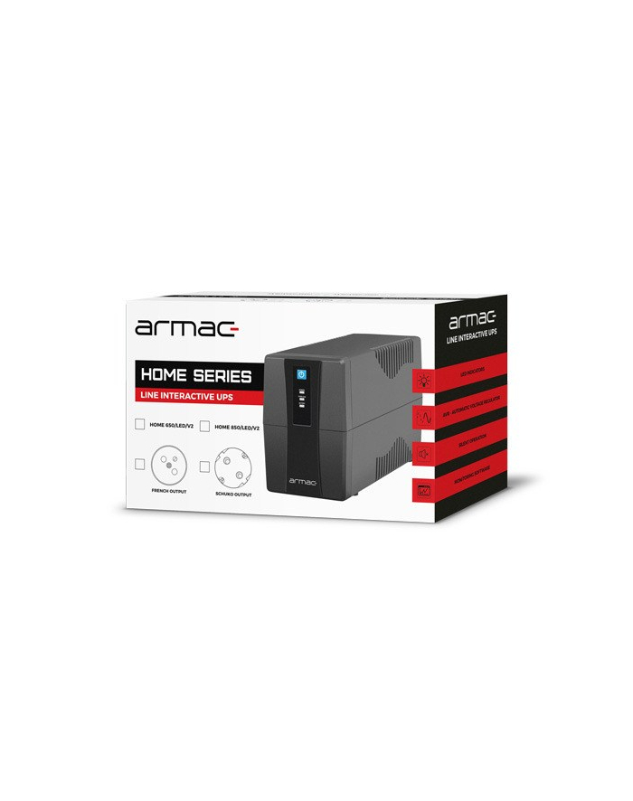 armac Zasilacz awaryjny Line-Interactive 650VA H/650E/LED/V2 główny