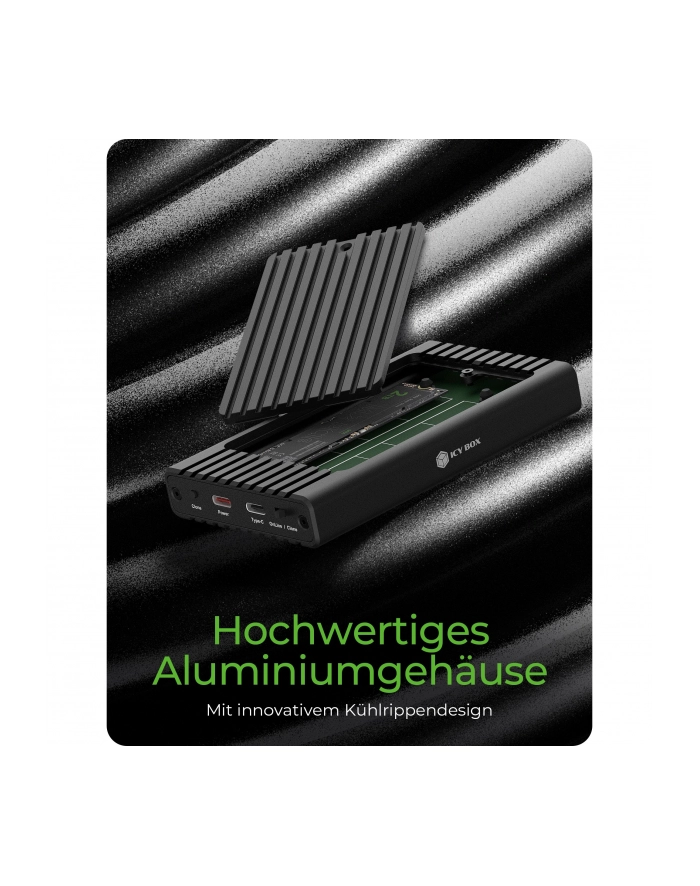 icybox Stacja ICY BOX IB-2817MCL-C31  z funkcją klonowania dla 2x NVMe  SSD główny