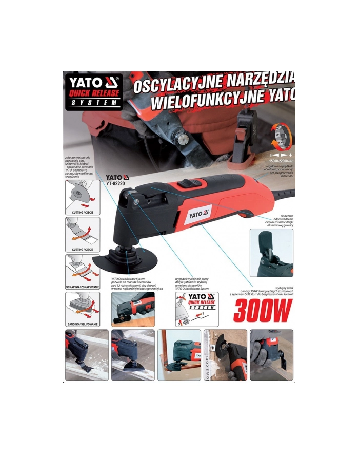 no name YATO NARZĘDZIE WIELOFUNKCYJNE 300W główny