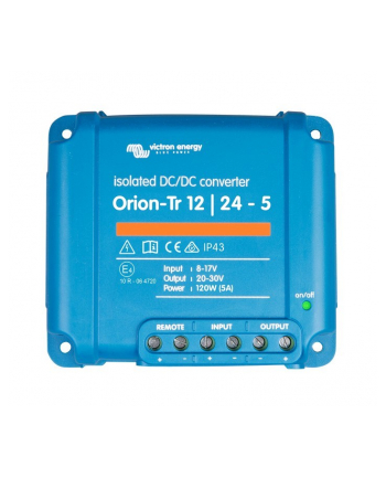 Przetwornica samochodowa Victron Energy Orion-Tr 12/24-5A 120 W (ORI122410110)