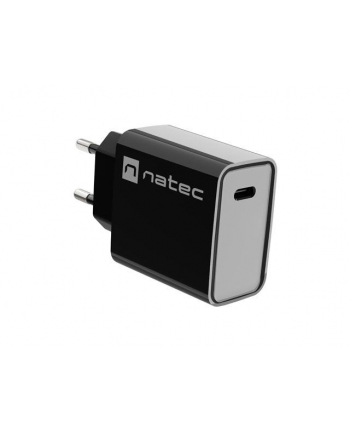 NATEC ŁADOWARKA SIECIOWA RIBERA USB-C 20W POWER D-ELIVERY CZARNA NUC-2060