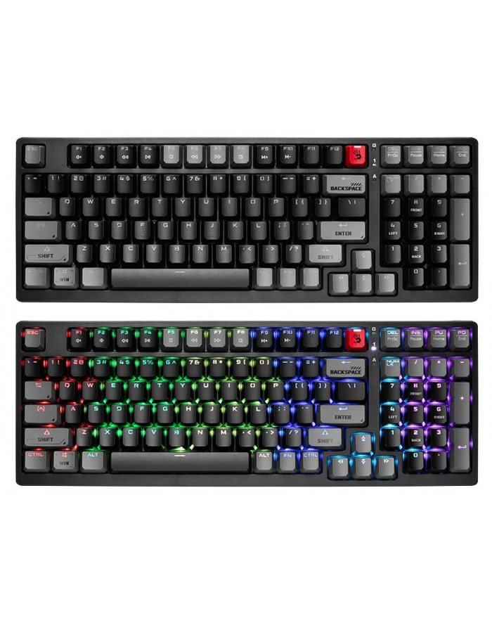 A4TECH BLOODY S98 USB Sports Red BLMS Red Switches wired mechanical keyboard główny