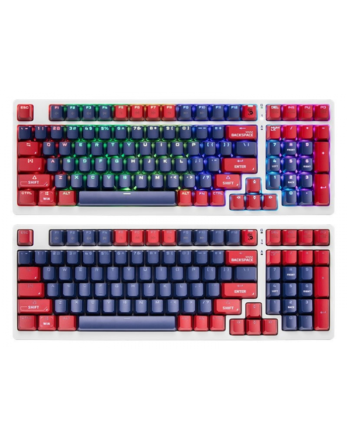 A4TECH BLOODY S98 USB Sports Navy BLMS Red Switches wired mechanical keyboard główny