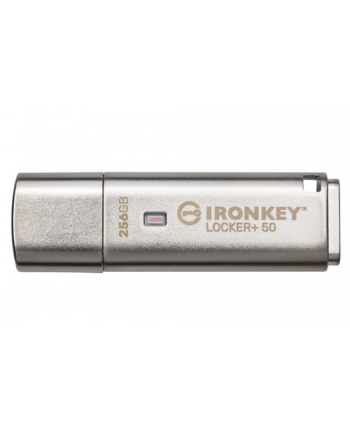 KINGSTON 256GB IronKey Locker Plus 50 AES Encryption USBtoCloud