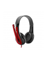CANYON Słuchawki z mikrofonem HSC-1 PC 2m Czarno-czerwone - nr 2