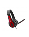 CANYON Słuchawki z mikrofonem HSC-1 PC 2m Czarno-czerwone - nr 3