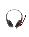 CANYON Słuchawki z mikrofonem HSC-1 PC 2m Czarno-czerwone - nr 4
