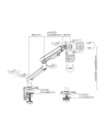 Uchwyt biurkowy do monitora 17-32 cale max 9kg sprężyna gazowa Ergo Office ER-751 - nr 12