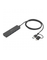 DIGITUS USB 3.0 Hub 4-Port Slimline with USB-C Adapter 5Gbps 1.2m cable - nr 3