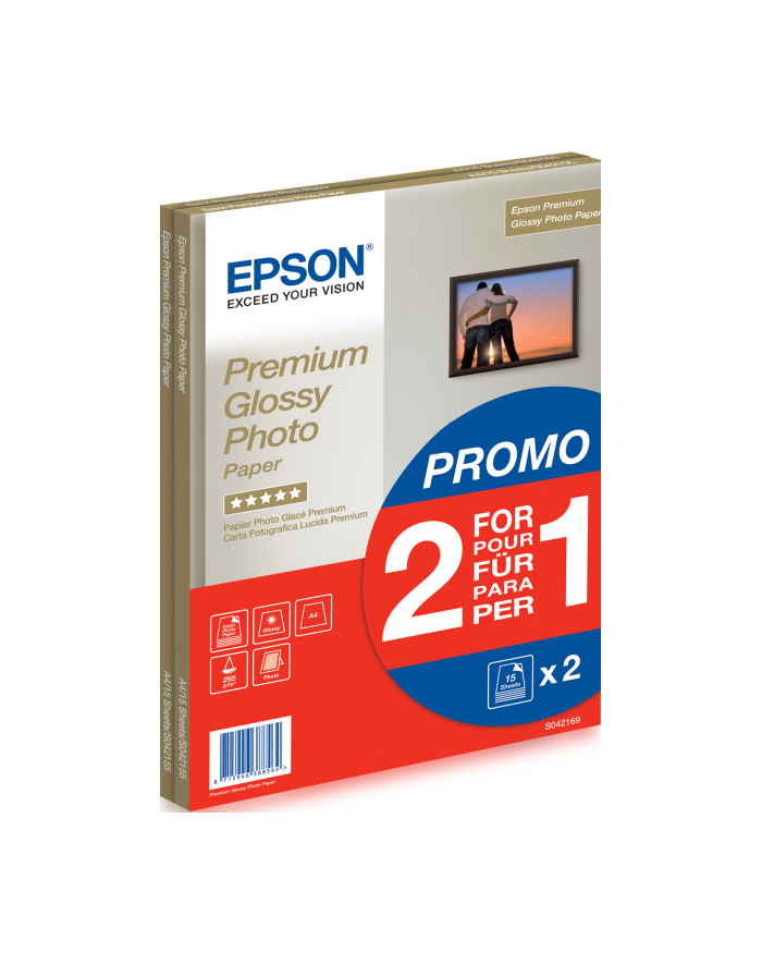 Premium Glossy Photo Pap A4, 255g/m., 30 Sheet główny