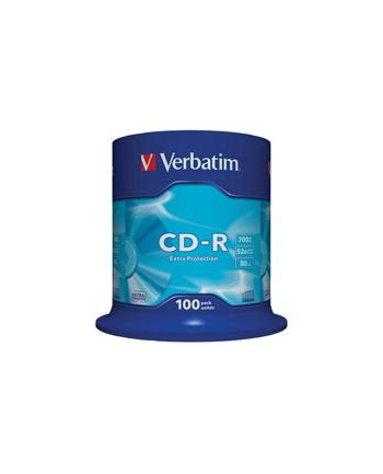 CD-R Verbatim 700MB Extra Pczerwonyection (cake 100)