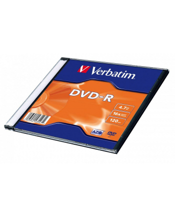 DVD-R Verbatim 16X 4.7GB (Slim 1) MATT SILVER