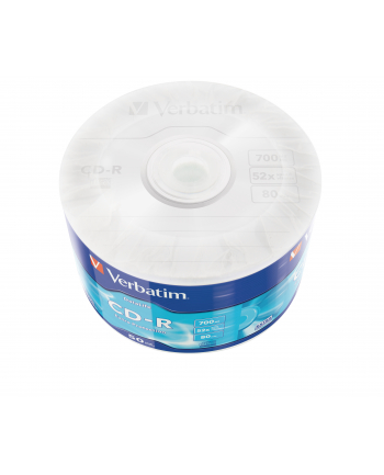 CD-R Verbatim 700MB Extra Pczerwonyection Wrap (50 Spindel)