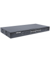 Switch zarządzalny Intellinet 16x 10/100/1000 Mbps PoE+ 374W + 2x slot SFP Rack 19'' - nr 1