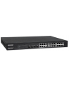 Switch zarządzalny Intellinet 24x 10/100/1000 Mbps PoE+ 430W + 4x slot SFP Combo Rack 19'' - nr 1