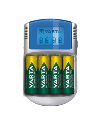 varta baterie Ładowarka akumulatorków VARTA LCD Charger + 4 akumulatory AA 2600mAh Ready To Use
