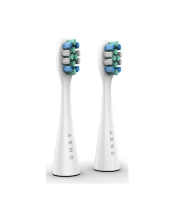 AENO Replacement toothbrush heads, White, Dupont bristles, 2pcs in set (for ADB0007/ADB0008)