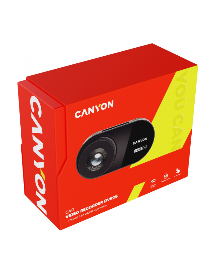 Canyon DVR25, 3' IPS with touch screen, Mstar8629Q, Sensor Sony335, Wifi, 2K resolution główny